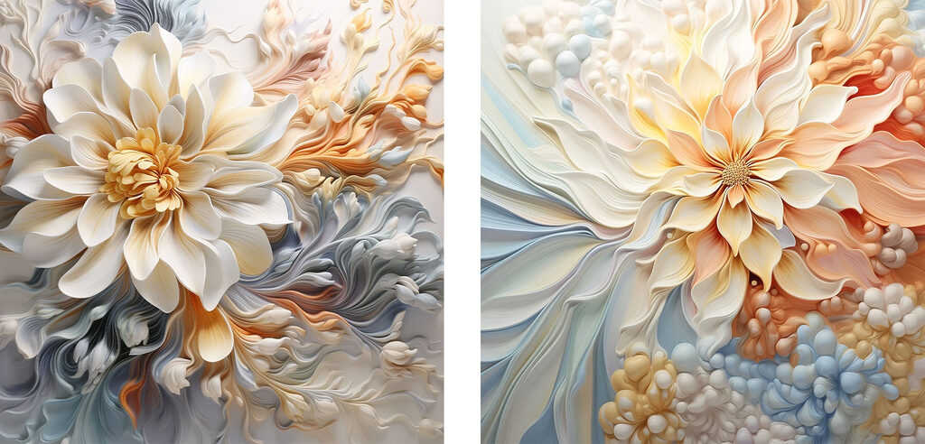 Flores em movimento — design completo