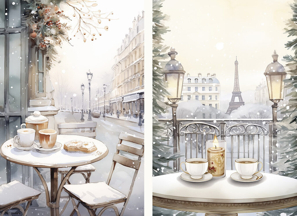 Café em Paris — design completo