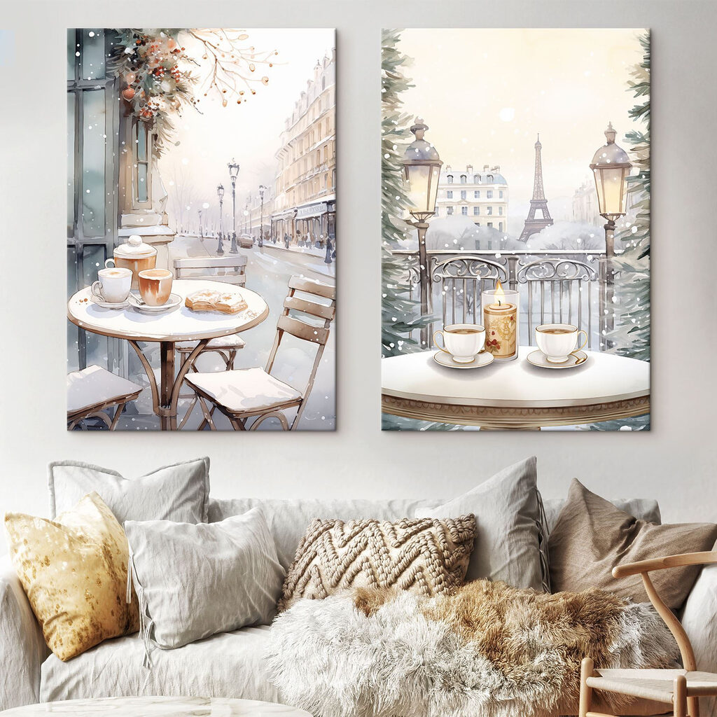 Café em Paris num interior
