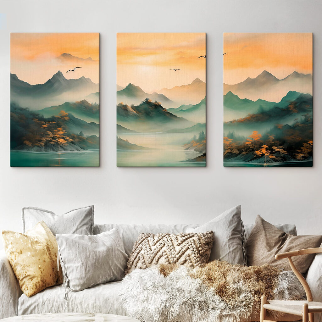 Entardecer no vale — interior 1