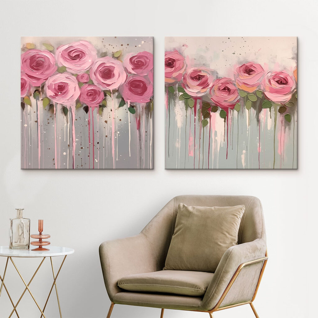 Rosas em fila — interior 2