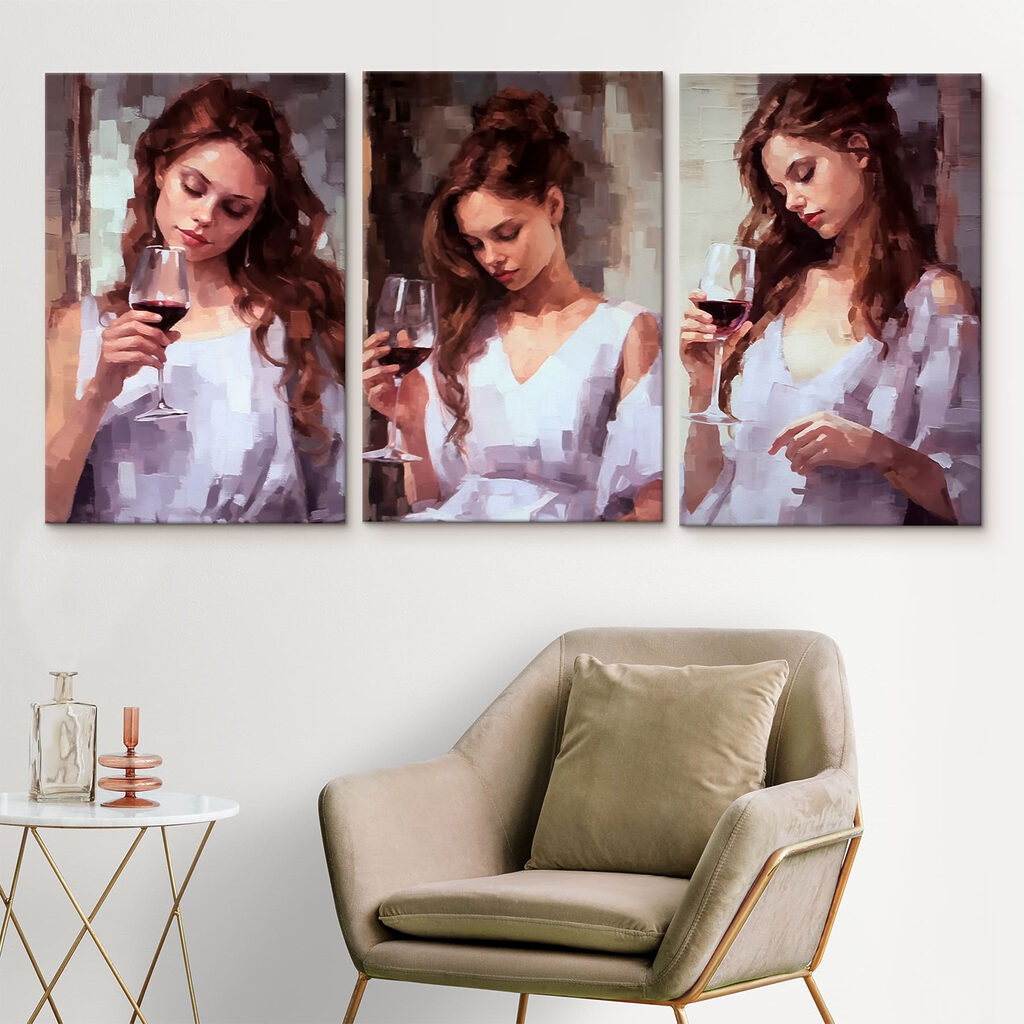 Um momento com vinho — interior 1