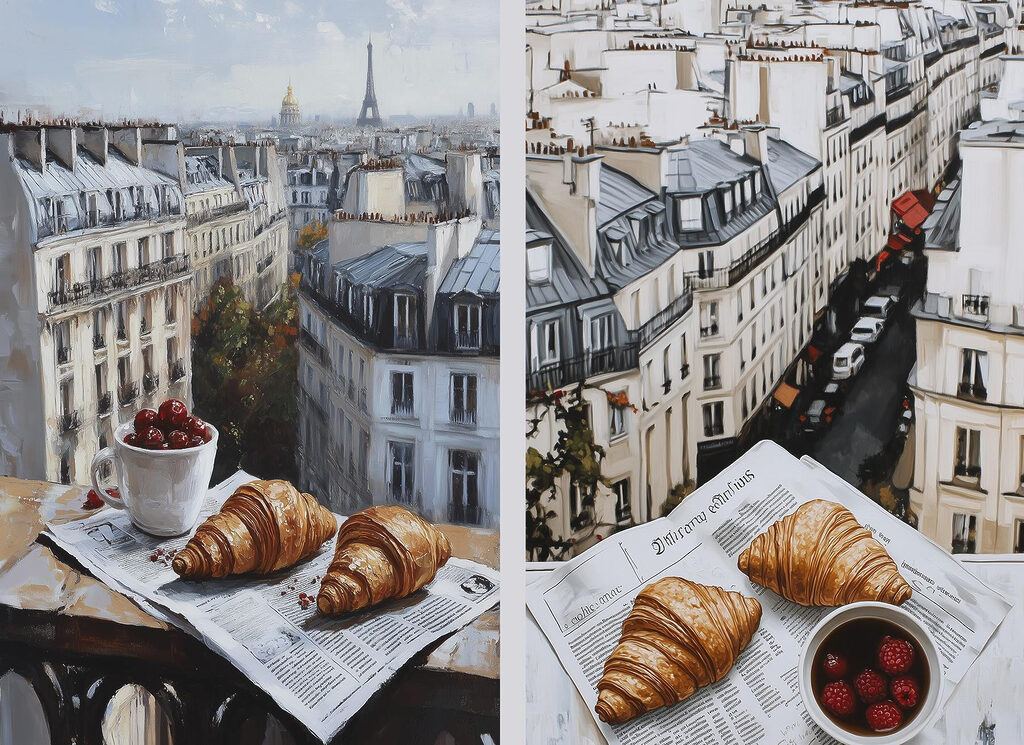 Telhados de Paris — design completo