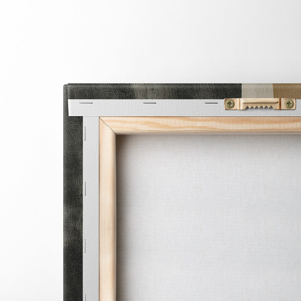 Rosto de mulher abstrato — verso