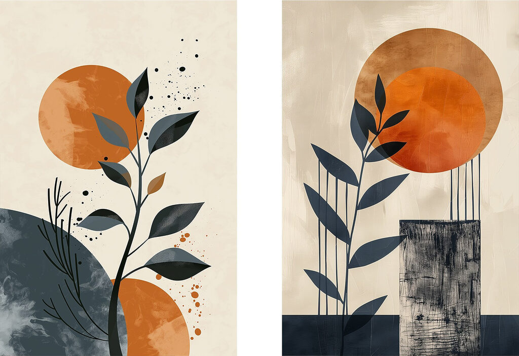 Ramos ao sol — design completo