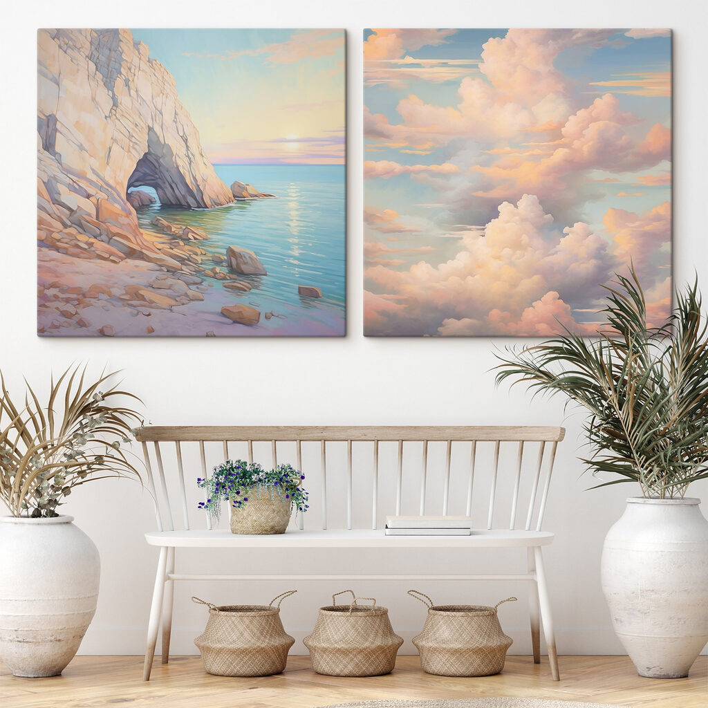 Costa rochosa e mar — interior 1