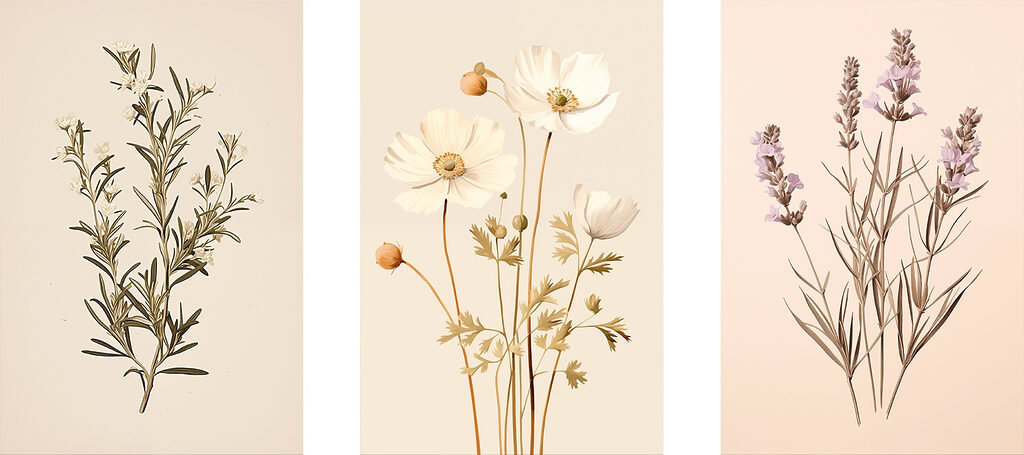 Pequeno herbário — design completo