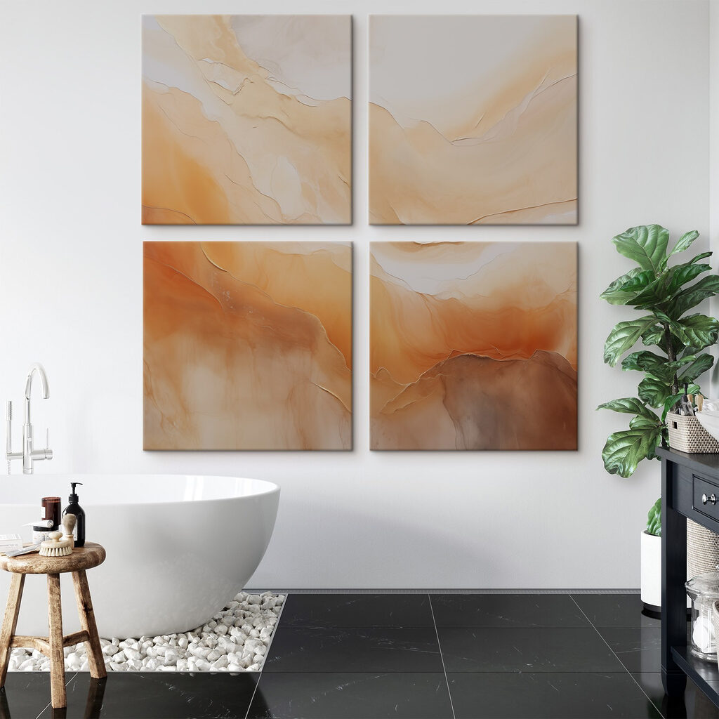 Veios em pêssego — interior 1