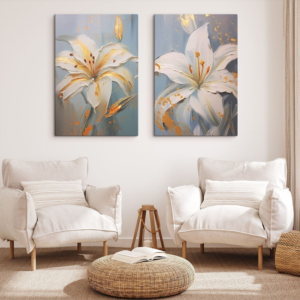 Lírios brancos — interior 2