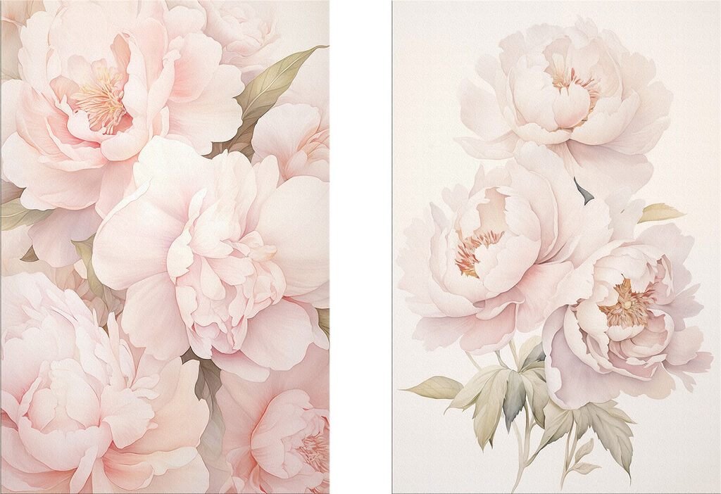 Abundância de flores — design completo