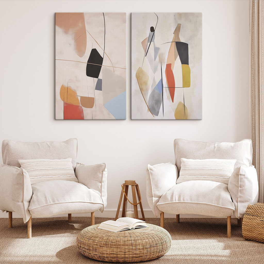 Linhas e formas abstratas — interior 1