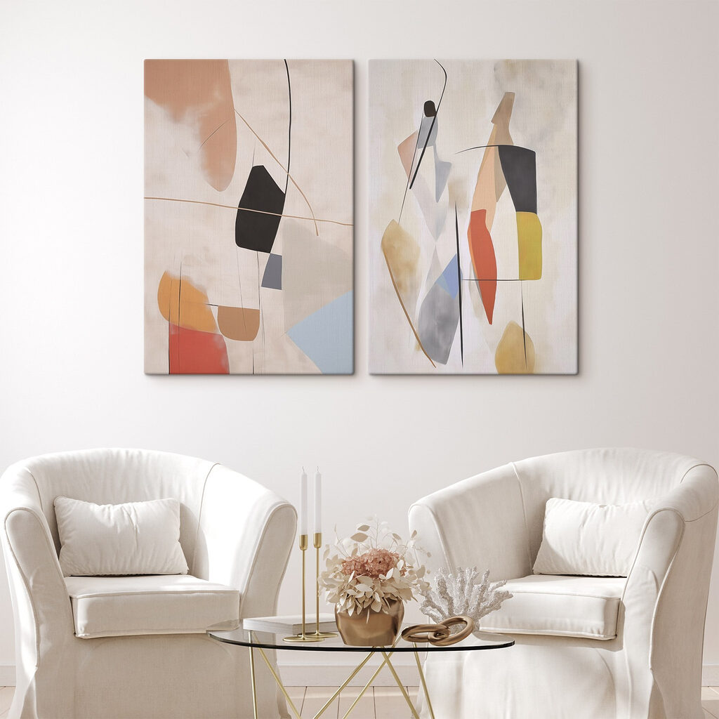 Linhas e formas abstratas — interior 2