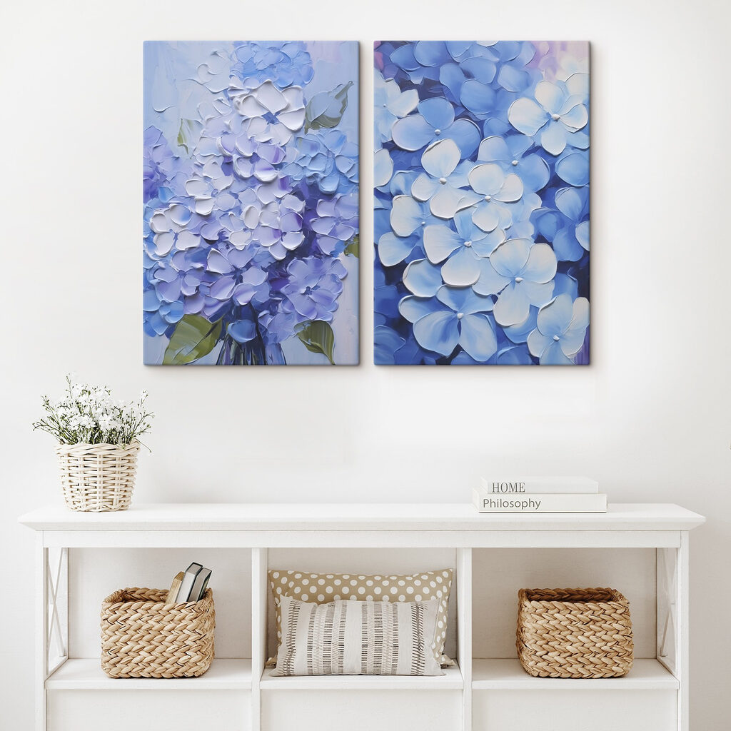 Flores em relevo — interior 1