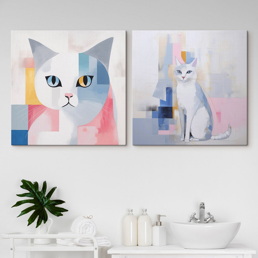 Retratos felinos em planos — interior 2