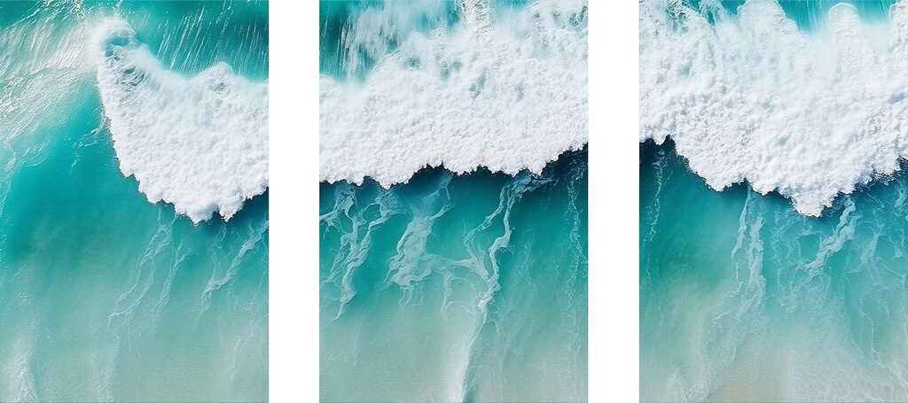 Ondas a dançar — design completo