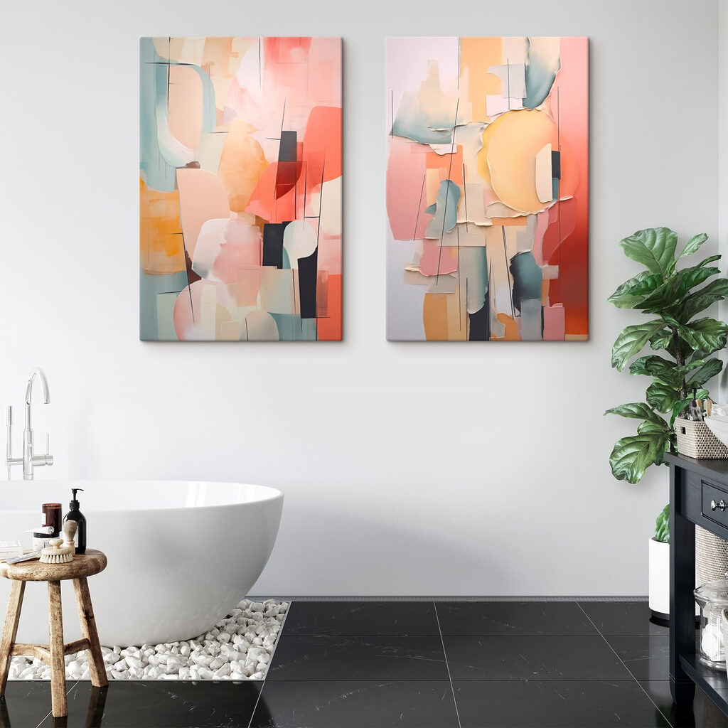 Pastel em fragmentos — interior 1