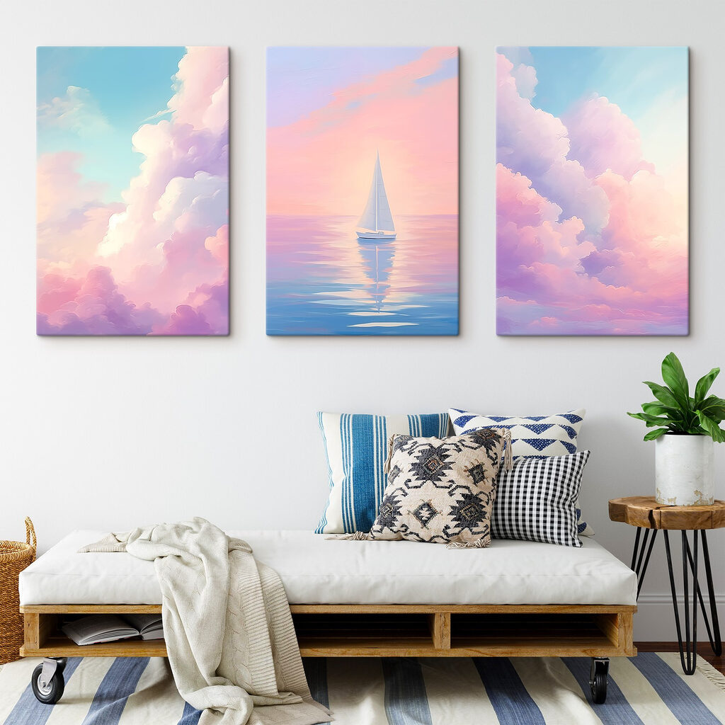 Veleiros entre nuvens — interior 2