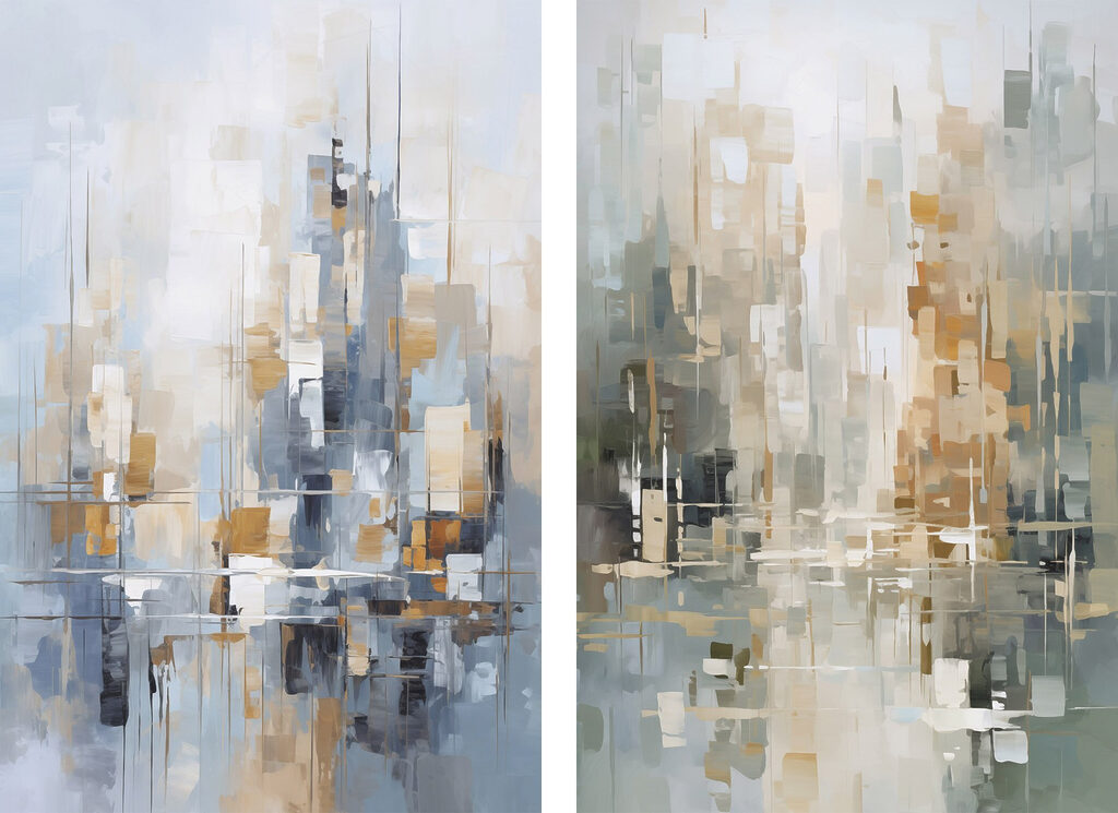 Cidade abstrata — design completo