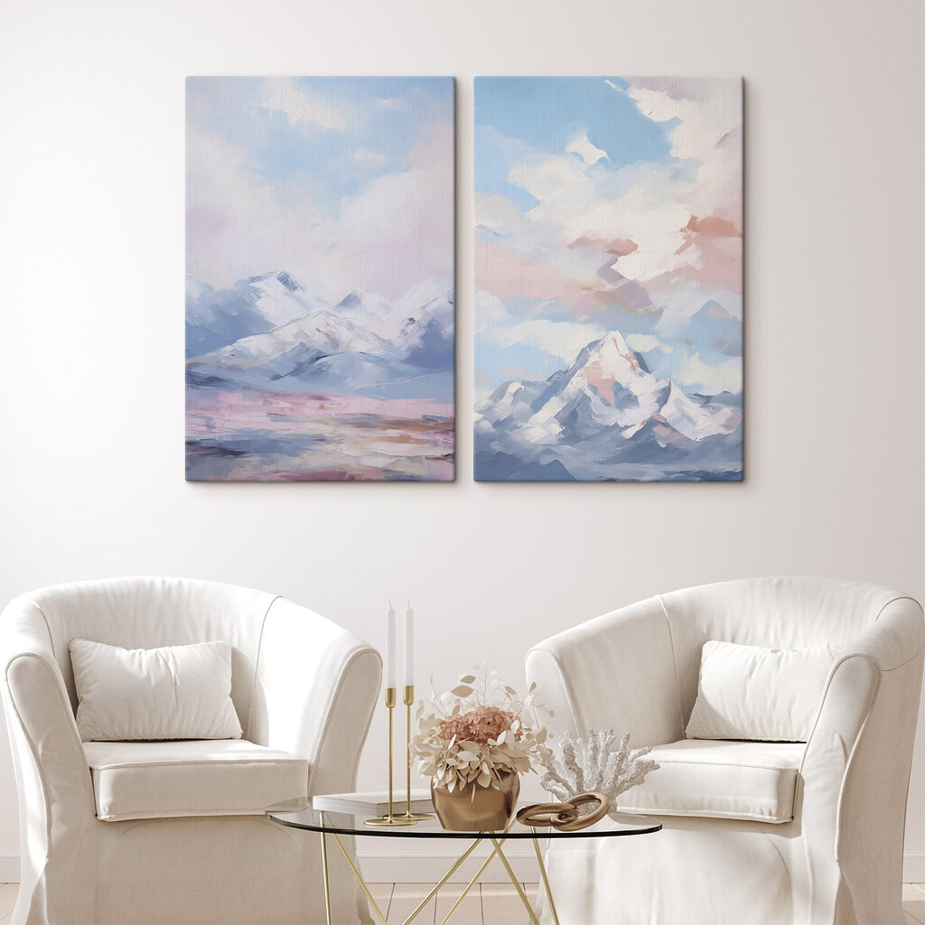 Picos nevados, céu sereno — interior 1
