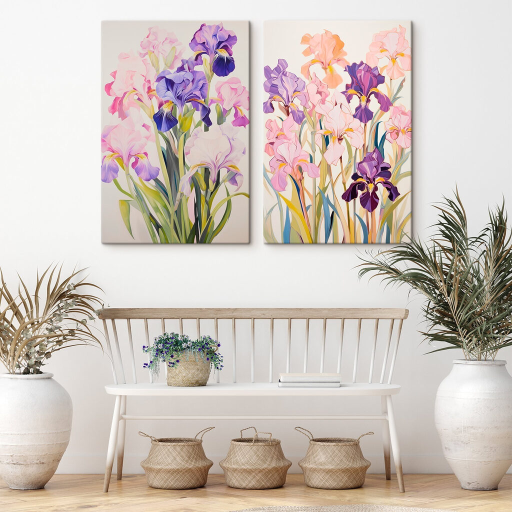 Íris em flor — interior 1