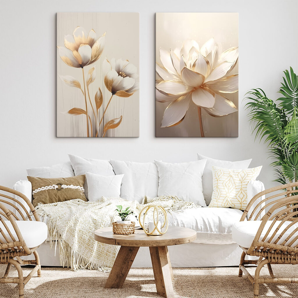 Pétalas cor de creme — interior 2