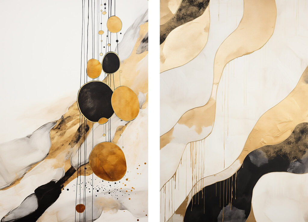 Círculos e ondas — design completo