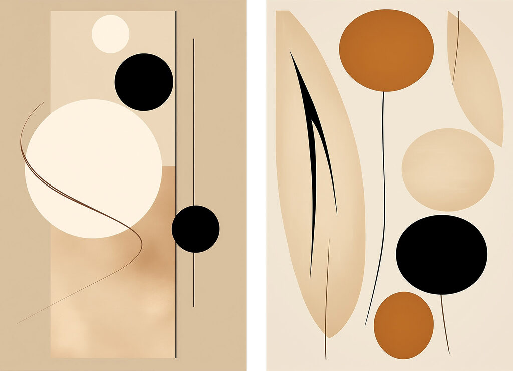 Círculos e curvas — design completo
