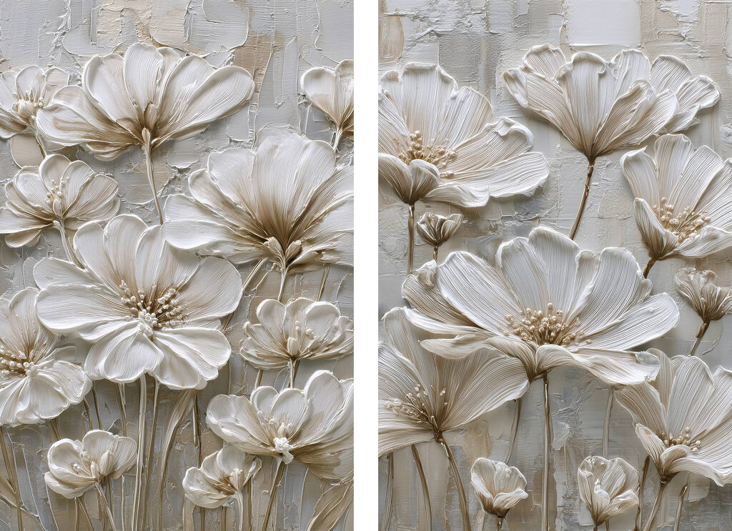 Flores com profundidade — design completo