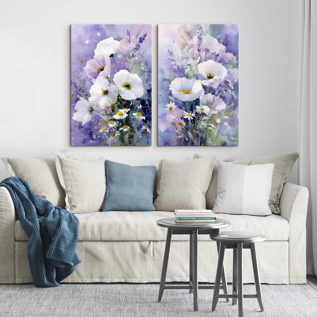 Luz sobre flores — interior 2