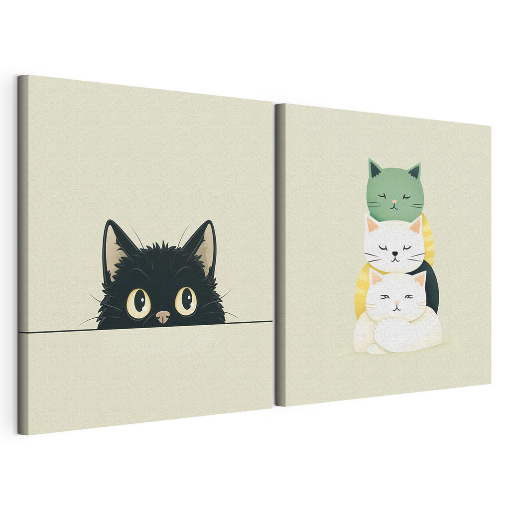 Gatos empilhados — vista do produto