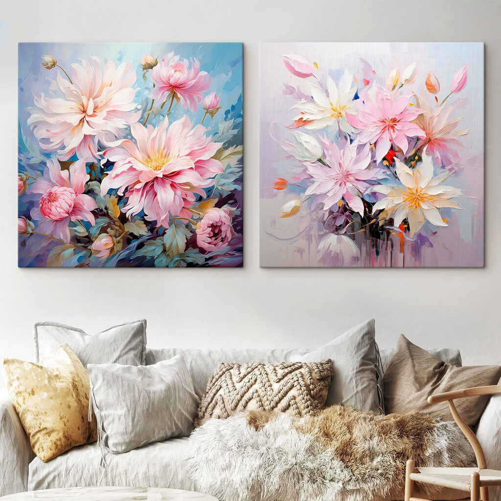 Jardim em tons pastel — interior 2