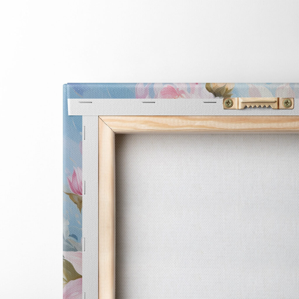 Jardim em tons pastel — verso