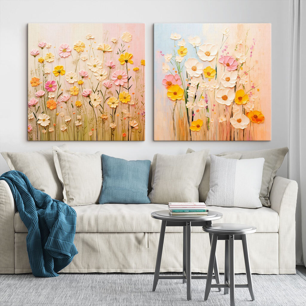 Flores silvestres em pinceladas — interior 1