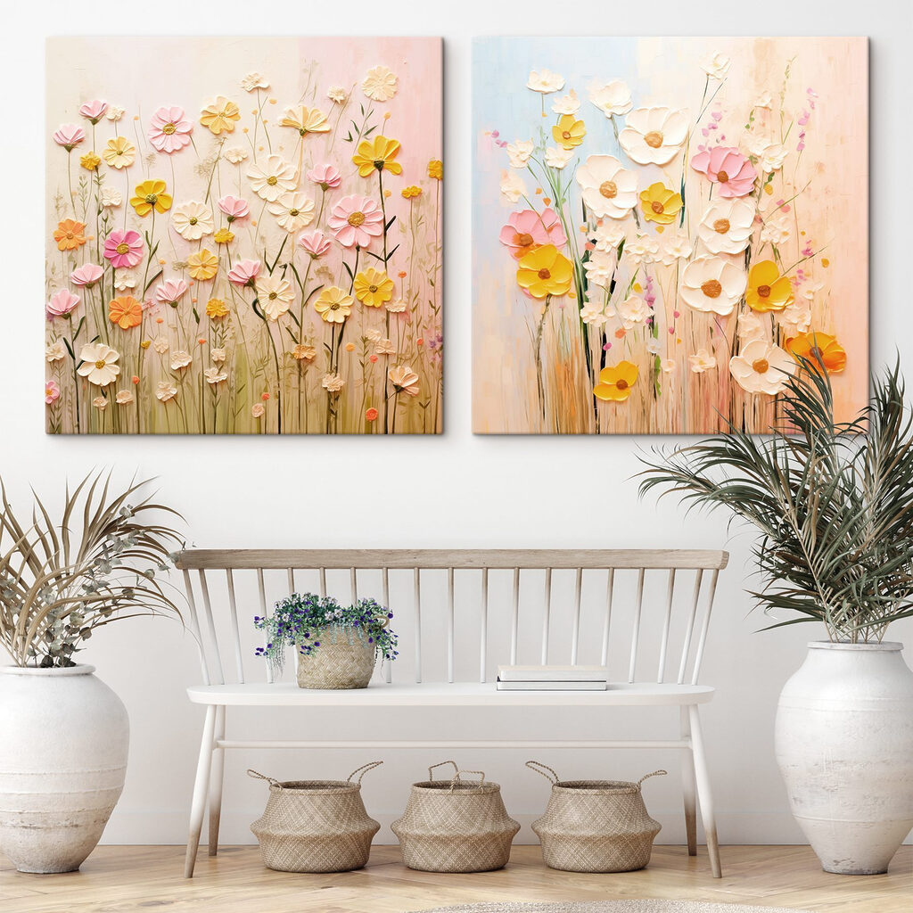 Flores silvestres em pinceladas — interior 2