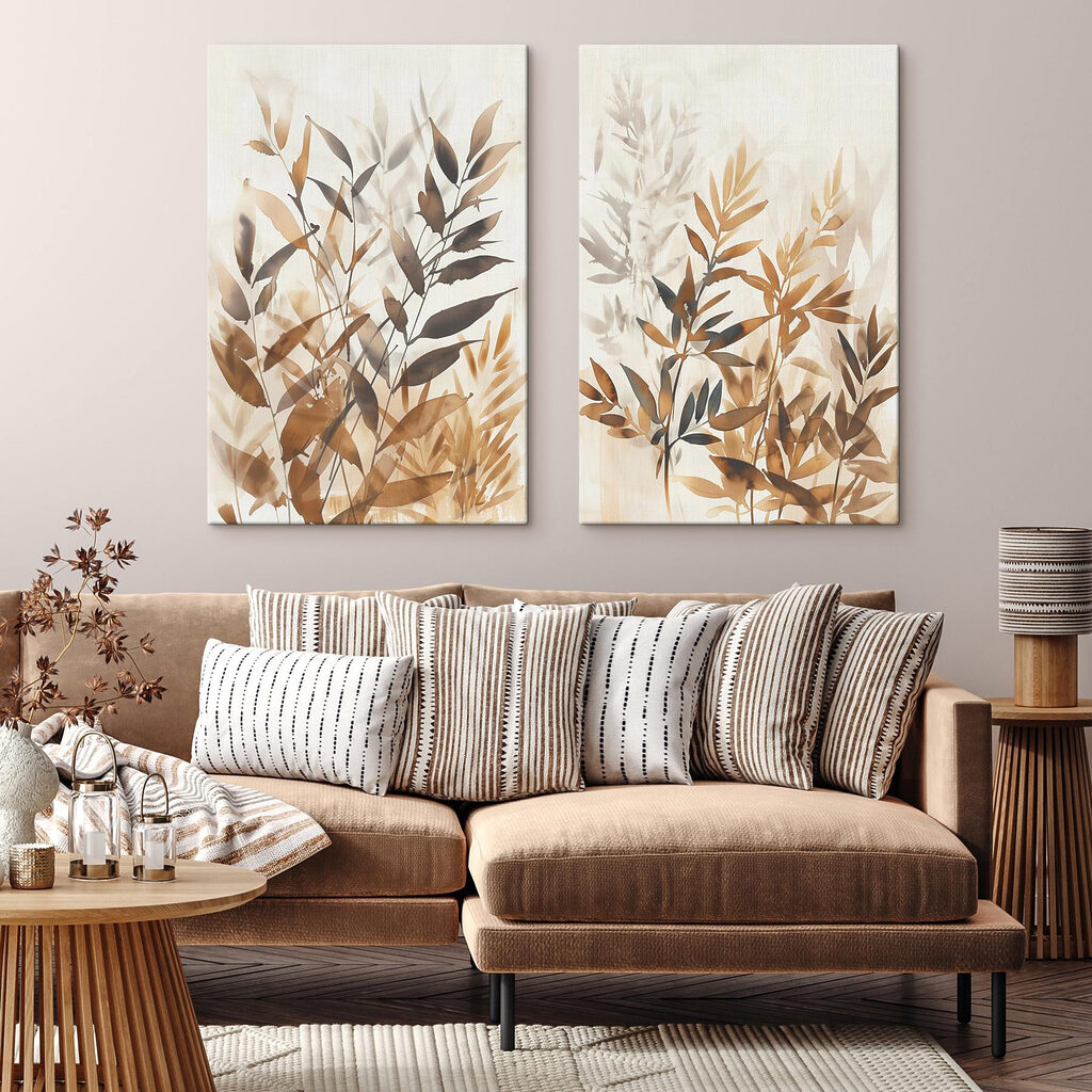 Folhas e ramos — interior 1