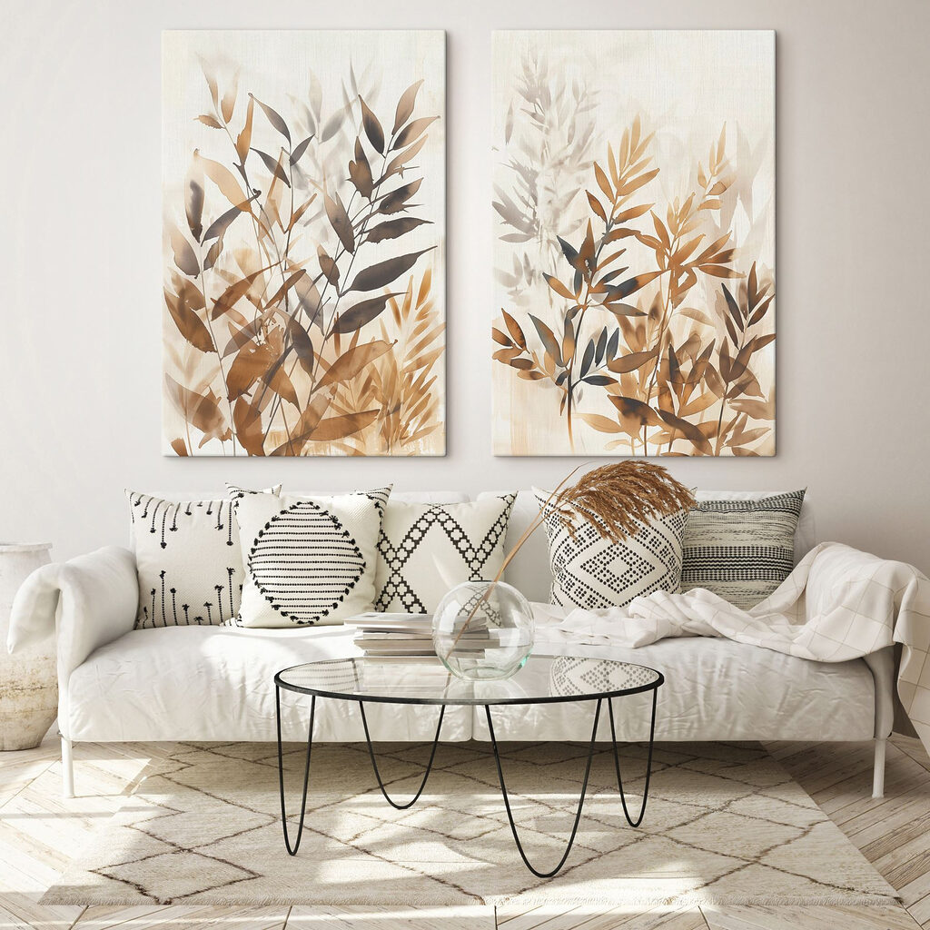 Folhas e ramos — interior 2