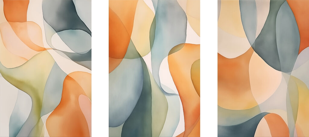 Cor em movimento suave — design completo