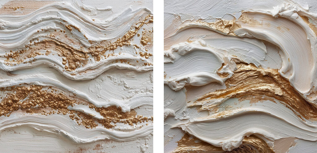Ondas em relevo — design completo