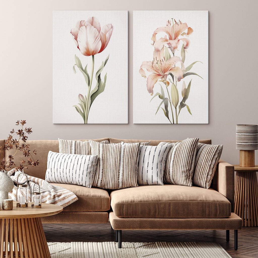 Tulipa e flores delicadas — interior 2