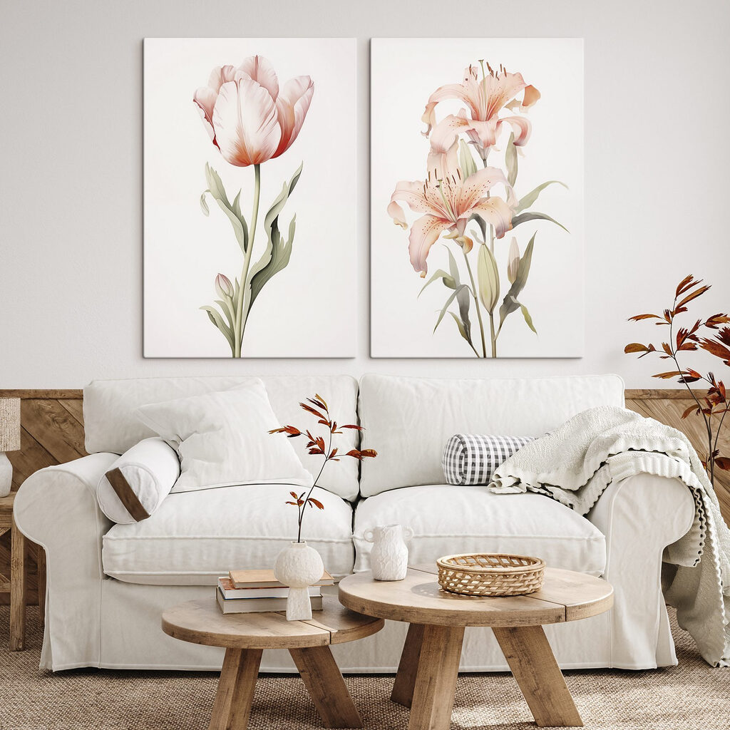 Tulipa e flores delicadas — interior 1