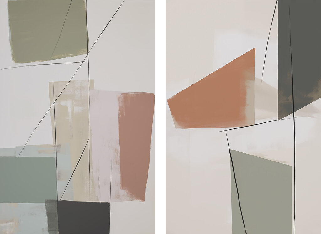 Blocos e linhas finas — design completo