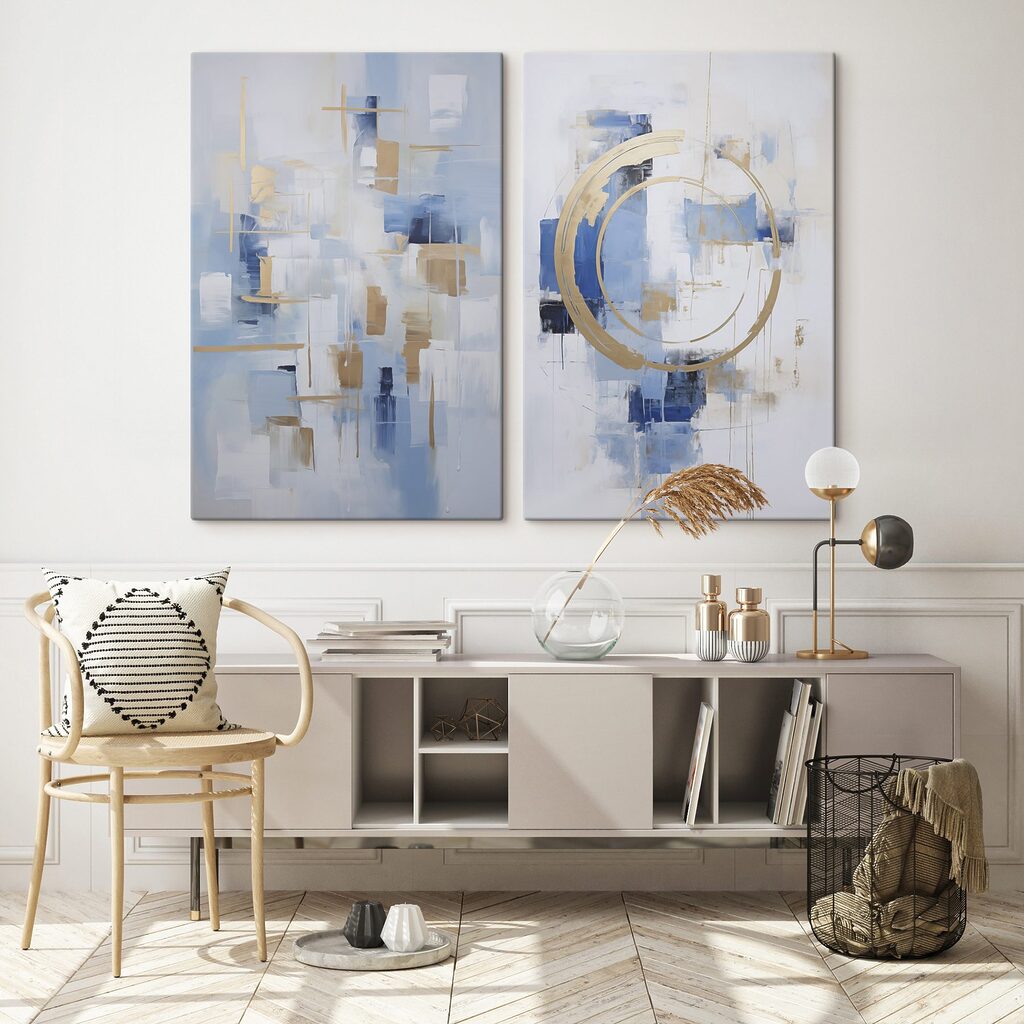 Blocos e traços abstratos — interior 2