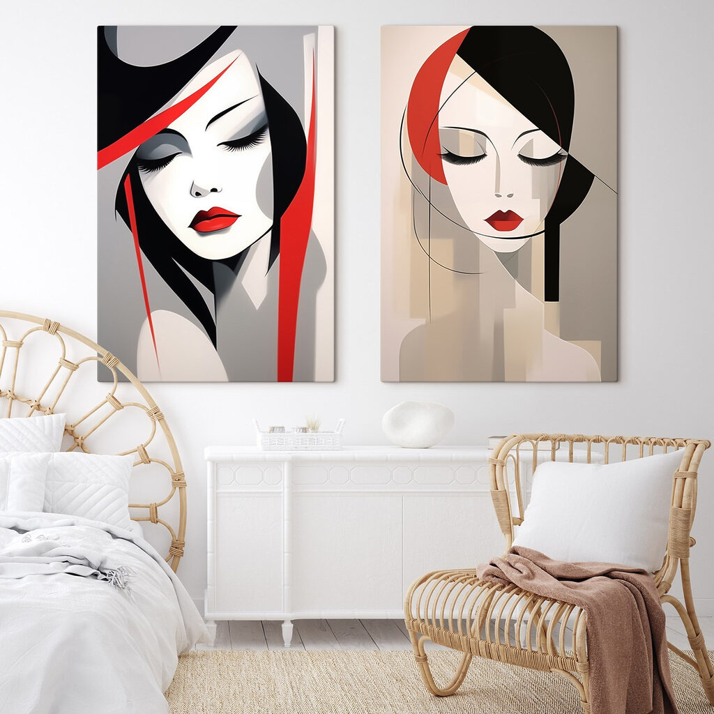 Rostos em contraste — interior 1
