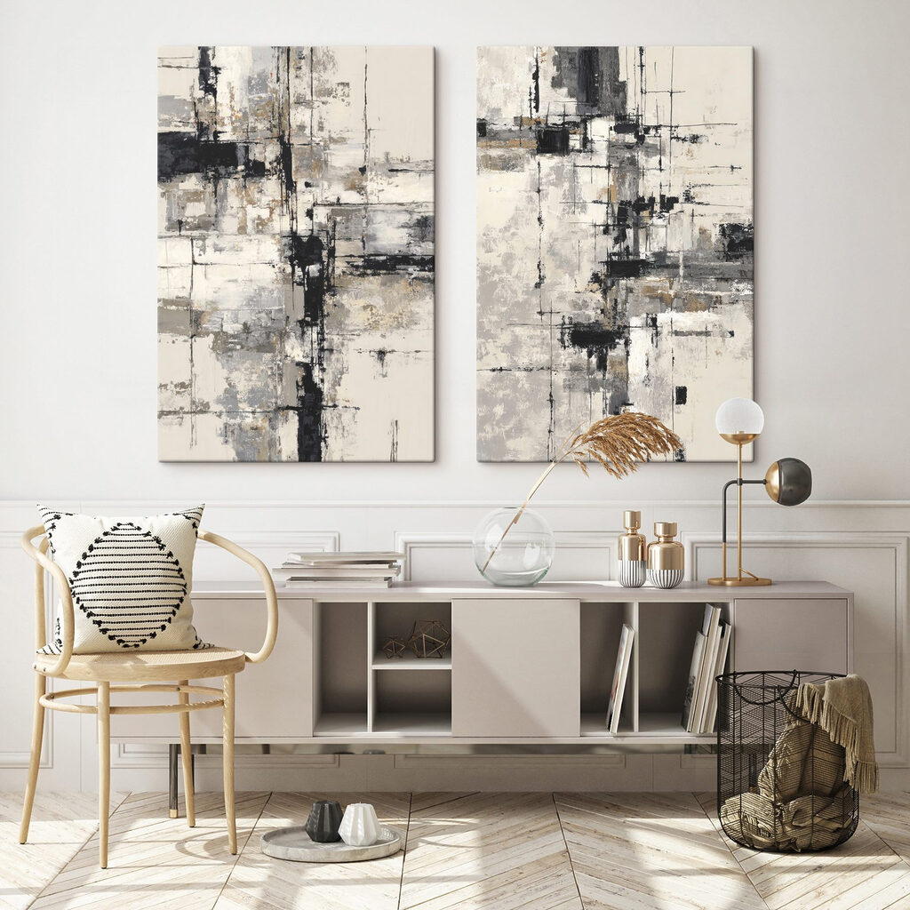 Linhas e blocos abstratos — interior 2
