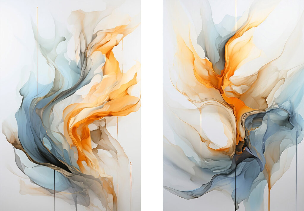 Tinta dissolvida na água — design completo