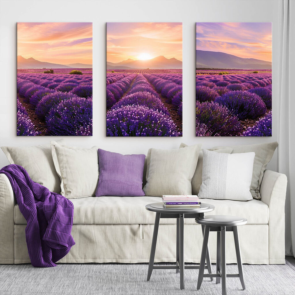 Lavanda e montanhas — interior 1