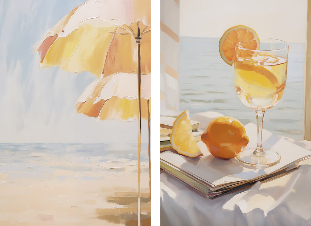 Tarde de limonada — design completo