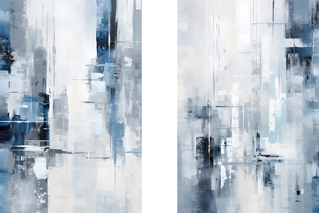 Cidade em azul — design completo
