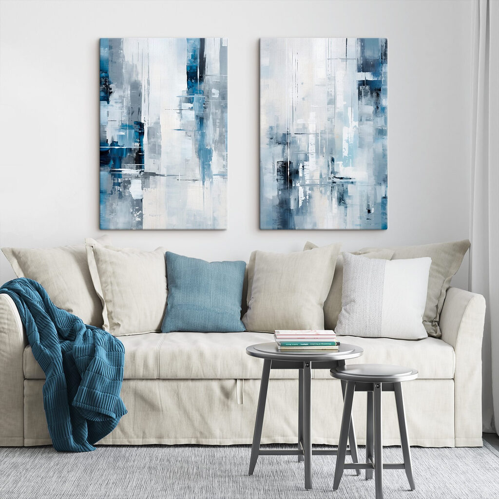 Cidade em azul — interior 2