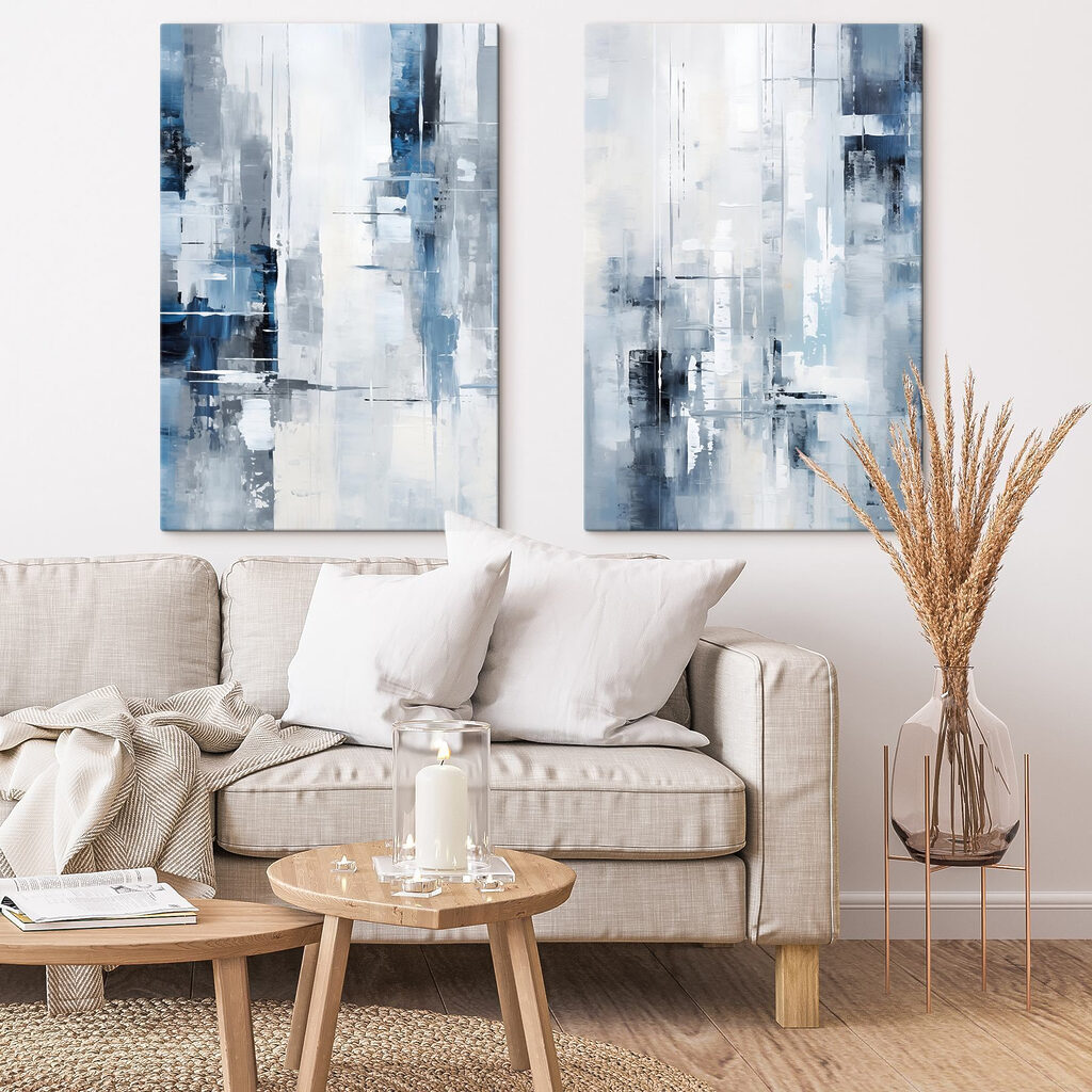 Cidade em azul — interior 1
